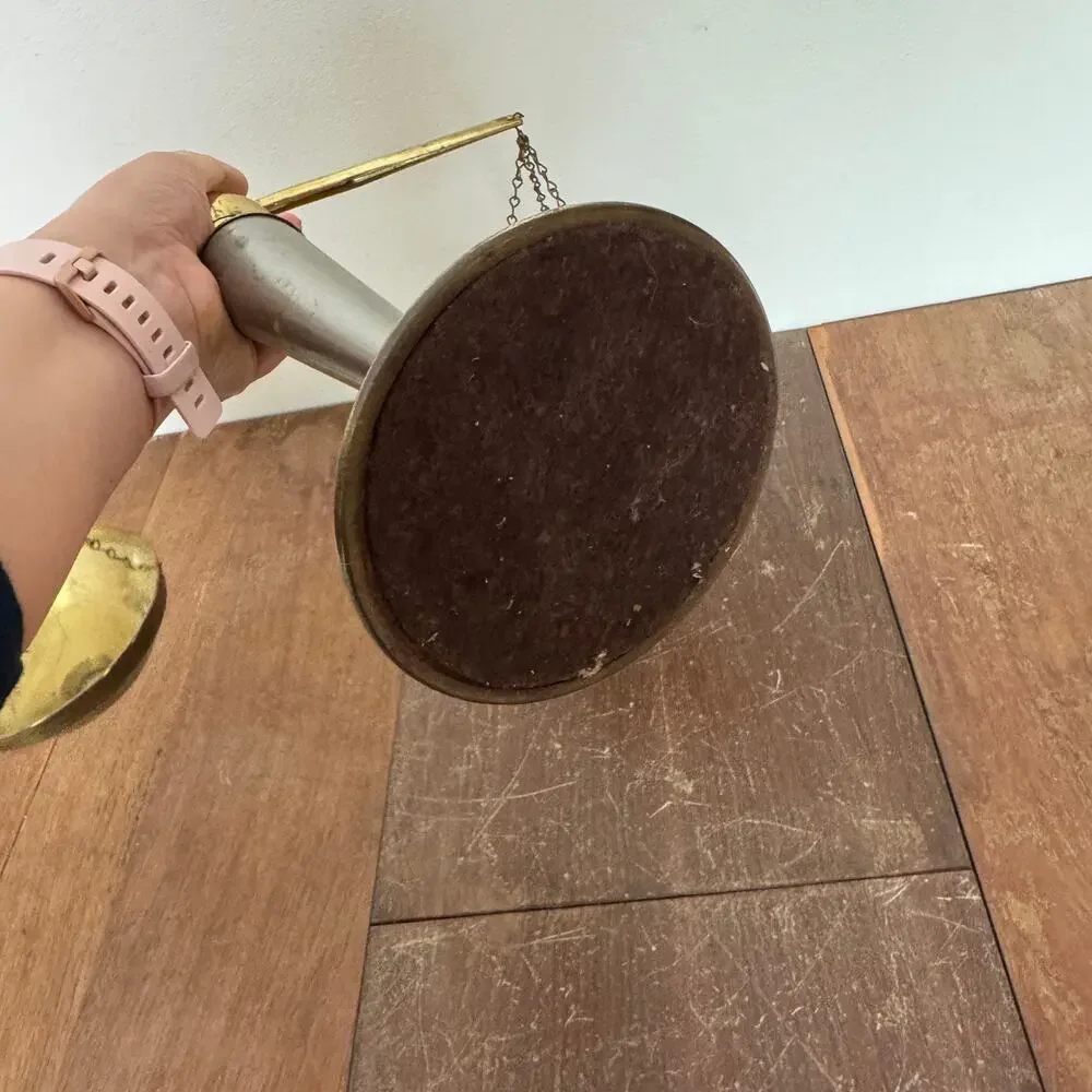 Vintage Solid Brass beam balance scale Distressed Decor Office‎ Classroom